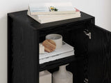 Sideboard Black Oak 43 x 36 x 75.5 cm Engineered Wood 886588