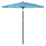 Garden Parasol with Steel Pole Blue 268x268x226 cm 4005102