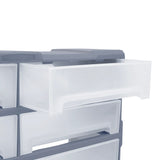 ZNTS Multi-drawer Organiser with 8 Big Drawers 52x16x37 cm 149600