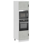 Oven Cabinets 2 pcs Porto Concrete Grey Engineered Wood 3315055