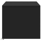 Coffee Table with LED Lights Black Engineered Wood 851985
