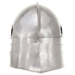 ZNTS Medieval Knight Helmet Antique Replica LARP Silver Steel 286214