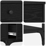 Console Table Black oak 75 x 34.5 x 75 cm Engineered wood 871298