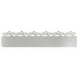 Lawn Edgings 30 pcs Silver 103 x 0.05 x 22 cm Galvanised Steel 874824