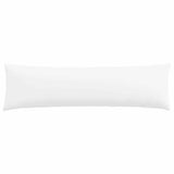 Sofa Pillows 2 pcs White 145 x 40 cm Fabric 42013836