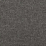 Bed Frame without Mattress Dark Grey 90x190 cm Single Single Fabric 349822