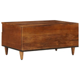 TV Cabinet with Drawer Walnut 70 x 33 x 46 cm Solid Mango Wood 4018225