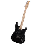 ZNTS GST Stylish Electric Guitar Kit with Black Pickguard Black 34861087