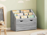 Kids Bookshelf Grey Sonoma 60 x 29.5 x 69 cm Engineered Wood 892395