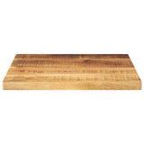 Table Top 60x60x2.5 cm Square Solid Wood Rough Mango 371326