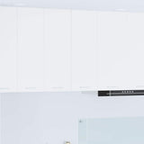 Hanging Cabinet 2 pcs White 30 x 31 x 80 cm Engineered Wood 884243