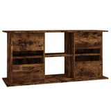 Aquarium Stand Smoked Oak 121x41x58 cm Engineered Wood 833620
