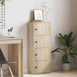 Bookcase Sonoma Oak 40x24x102 cm Engineered Wood 860375