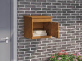 Parcel Drop Box Rusty 47.5 x 38 x 59 cm Weathering Steel 874946