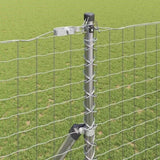 Fence Post Other 26 pcs Silver 3.2 x 3.2 x 210 cm Steel 3350161