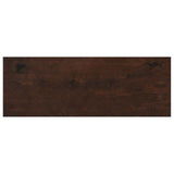Window Sills 2 pcs Dark Brown 80x 25 x 2 cm Solid Beech Wood 42048304