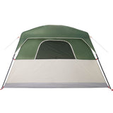 Family Tent Cabin 6-Person Green Waterproof 94545