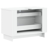 Bathroom Sink Cabinet EDE White 82 x 41x 59 cm Engineered Wood 895915