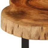 Coffee Table Solid Acacia Wood 60x55x25 cm 244950