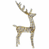 3D Reindeer 140 LEDs Warm white 70 x 41 x 128 cm Rattan 42019057