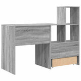 Desk Grey Sonoma 131.5 x 50 x 106.5 cm Engineered Wood 3337270