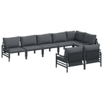 Garden Sofa Set Anthracite Steel 3379008