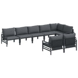 Garden Sofa Set Anthracite Steel 3379008