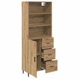 Highboard with Drawer Artisan Oak 69.5 x 34 x 180 cm 3416043