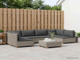 7 pcs Rattan Lounge Set with Cushions GENDT Natural Rattan 3429869