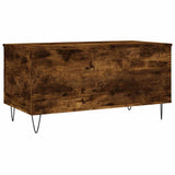 Coffee Table Smoked Oak 90x44.5x45 cm Engineered Wood 830977