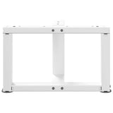 Coffee Table Legs T-Shaped 2 pcs White 50x25x cm Steel 4013009