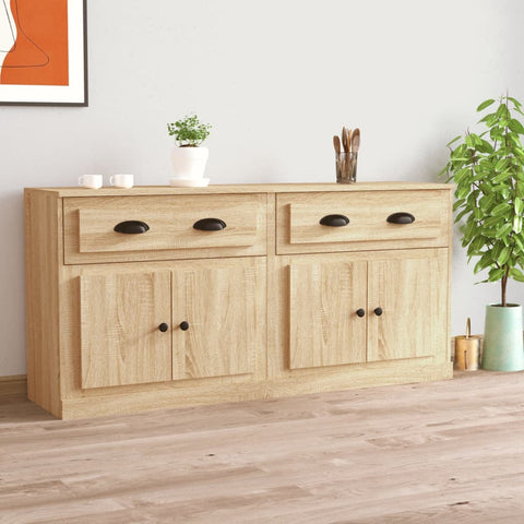 Sideboards 2 pcs Sonoma Oak Engineered Wood 3185266