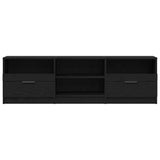 TV Cabinet Black Oak 150 x 33.5 x 45 cm Engineered Wood 862744