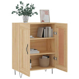 Sideboard Sonoma oak 69.5 x 34 x 90 cm Engineered Wood and Iron 830191