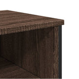 ZNTS Console Table Brown Oak 100x35x74.5 cm Engineered Wood 848533
