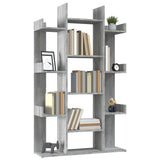 Book Cabinet Grey Sonoma 86x25.5x140 cm Engineered Wood 816003