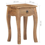 Bed Cabinet 28x28x46 cm Solid Mango Wood 321709