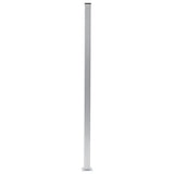 Fence Posts 2 pcs Aluminium 185 cm 49076