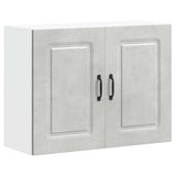 Kitchen Wall Cabinet Kalmar Concrete Grey Engineered Wood 853591