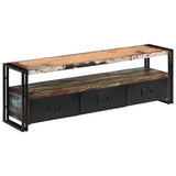 TV Cabinet Solid Reclaimed Wood 120x30x40 cm 244844