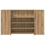 Reception Desk Artisan Oak 180x50x103.5 cm Engineered Wood 3324177