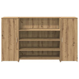 Reception Desk Artisan Oak 180x50x103.5 cm Engineered Wood 3324177
