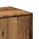 Apothecary Cabinet Old Wood 40x41x118 cm Engineered Wood 855203