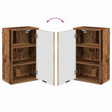 Bathroom Furniture Set Old Wood Engineered wood, Metal 3393121