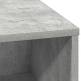 LED Sideboard Concrete grey 71 x 34.5 x 75 cm Engineered Wood 869653