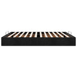 Ottoman Bed Frame without Mattress Black Super King Fabric 3310924