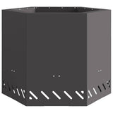Smokeless Fire Pit Black 58 x 58 x 51 cm Steel 858980
