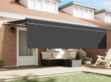 Retractable Awning Retractable Manual Anthracite 400 x 200 cm 3329802