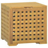 Rope Box 40x40x40 cm Solid Wood Teak 338262