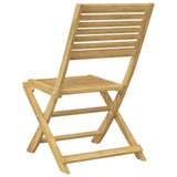 Garden Chair Set of 2 Light wood Solid Acacia wood Standard 365739